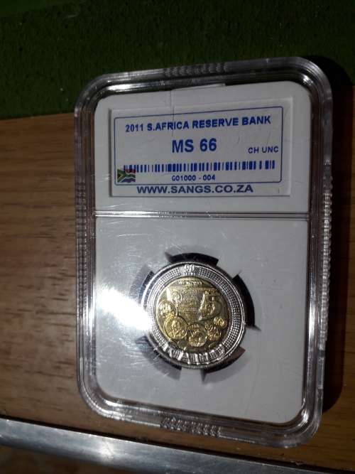 2011 SANGS graded MS 66 Reserve Bank R5